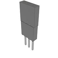 Samtec ESQ-103-34-L-S Sockets Elevated Socket Strip, 0.100" Pitch