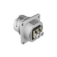 Amphenol CONEC 17-300450 Fiber Optic Connectors IP67 IND. DUPLEX LC RECEPT. ASSEMBLY KIT MM NI PLATED ZINC DIE CAST VERSION