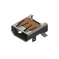 EDAC 694H319-569-211 HDMI HDMI Type-D   15&micro;" Au plating right angle SMT LCP insulator blk