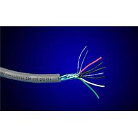 Alpha Wire 6032C SL005 Communication and Control 20 AWG, 2 Pair Communication Cable, Shielded, 100 ft  - Slate