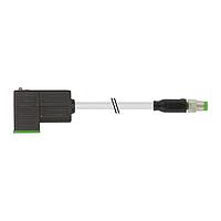 Murrelektronik 7000-88415-2230200 Sensor Cables / Actuator Cables M8 MALE 0 3P/MSUD VALVE PLUG FORM CI 9.4 MM(SMALL), PUR 3X0.34 GRAY, 2.0m