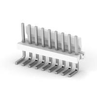 AMP Connectors - TE Connectivity 3-644754-9 Unshrouded 09P MTA156 HDR ASSY SQ R/A F/L