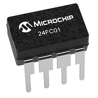 Microchip Technology 24FC01-E/P EEPROM 1Kb I2C , 1MHz 1.7-5.5V, 8-PDIP