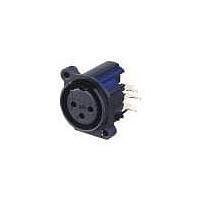 NEUTRIK NC3FAHR1-0 Receptacles 3P F RECEPT A SERIES PCBH RT PN 1 GRD SEP