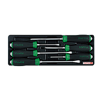 TOPTUL GAAT0602 Go-Thru Slotted & Phillips Screwdriver Set (6 pcs)