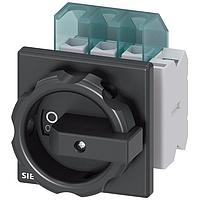SIEMENS 3LD21031TP51 Rotary DISC SW 25A ROT HDL 4HOLE BLK 3P AUX