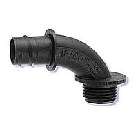 Heyco 8503 Elbow, 90 Degree HFC 3/8-90-TWIST GRAY