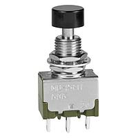 NKK Switches MB2411S1W01-HA Sealed PUSHBUTTON/SPDT MOMENTARY BLACK