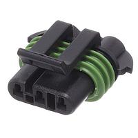 Aptiv 12131792 3-Way CONN 3 F M/P 150 BLACK, SEALED