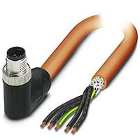 PHOENIX CONTACT 1414847 Sensor Cables / Actuator Cables 5POS Power Cable Orange 10m