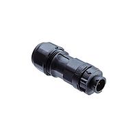 Amphenol LTW AD-03BMMB-QL8AP0 Standard Circular Connector X-Lok, Mini Size, Plastic, 5A, 03 pins, Male Connector, Male Contact, Straight, Push Lock, Screw-in, Field Installable, F4.0 - F8.0mm, IP68