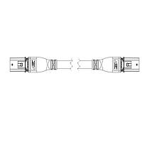Anderson Power Products 2035KK2-BK Double Ended SDG400V DBL T-LATCH 12AWG 2M RT 25A 600V