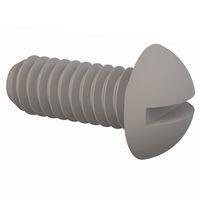 Essentra Components 012520R062 Round Slotted Round Slotted Screw, 1/4-20 Thread, 5/8 Lg