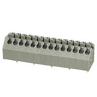 Same Sky (formerly CUI Devices) TBL002A-350-14GY-2GY Fixed Terminal Blocks Terminal block, screwless, 3.50, 45, 14 poles, cool gray