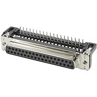 HARTING 09664126601 D-Sub Connectors - Standard Density D-Sub 37pin female angled 2.54mm pitch, stamped, w/o board locks, M3, PL2