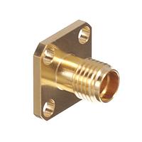 Radiall R125256000W Panel Receptacles SMA / STRAIGHT SQUARE FLANGE JACK SOLDER TYPE CABLE .085
