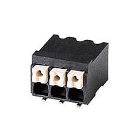 Same Sky (formerly CUI Devices) TBLH11-350-10BK Fixed Terminal Blocks Screwless, High Temperature, 3.50 mm pitch, Black with Gray Button