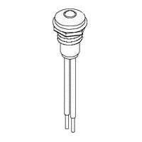 Lumex SSI-LXR3612SID-150 LED Panel Mount Indicators T1 Chrome 6" Lead Rd