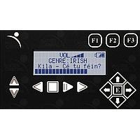 Matrix Orbital BLK204A-BK-GW PC Bay Inserts, LCD Characters L.Blu Txt G/W B/G Key w/ Mnt Bk Brkt