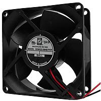 Orion Fans OD8032-24HBIP69K Axial DC Fan, 80x80x32mm, 24VDC, 77CFM, 0.33A, 50dBA, 6000RPM, Ball, Wire, IP69K