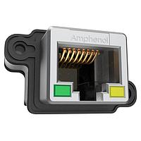 Amphenol Commercial Products MRJR94810C Modular Connectors / Ethernet Connectors Gen2 Rugged RJ45 Receptacle Cat6A, IP67