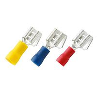 KS Terminals PBDV1-250 Piggyback Vinyl, Piggy Back, 22-16 AWG, .032 x .250