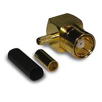 Amphenol RF 142115 Connectors SMB R/A CABLE PLUG RG179 75 OHM GOLD