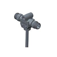 Amphenol LTW PB-050500-MM0-TSA10 Sensor Cables / Actuator Cables Circular Metric Connector, T Cable, Plastic, B Coding, 4A, 05 pins, (End 1) Male Male, (End 2) Male Male, Screw Thread, Length 10000 mm, IP68 Mated