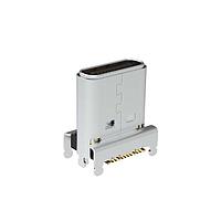 Amphenol Commercial Products 12402313E512A USB Connectors USB3.2 Gen2, Type C, Vertical, Length: 10.95mm, Dual Row SMT