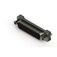 EDAC 627-025-324-017 D-Sub Connectors - Standard Density Vertical Plastic Body D-Sub Connector
