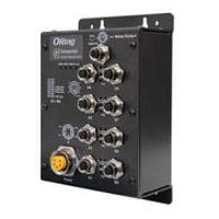 ORing TGXS-1080-M12-MV Unmanaged Ethernet Switches EN50155 8-port unmanaged switch; 8 10/100/500/1000TX M12, 110VDC