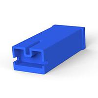 AMP Connectors - TE Connectivity 1318954-6 Tab Housing 250 HSG. PL EX REC. BLUE