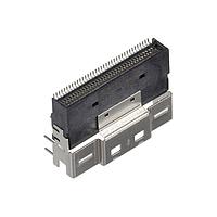 Amphenol Commercial Products U10J474242T Serial Connectors SlimSAS R/A X12 30U" Gold plating, Latch pin length=2.2mm, 24G, T&R packing