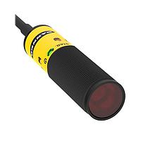 Banner Engineering S18-2VPRL-9M Photoelectric Sensors S18-2 Series: Receiver; Range: 25 m; Input: 10-30 V dc; Outputs: complementary PNP; 9 m 4-conductor PVC Cable