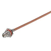 HUBER+SUHNER 24_SMA-50-2-46/133_NH Connectors SMA straight bulkhead cable jack(f)