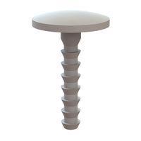 Essentra Components 27AMR0940500 Snap-Together Rivet Male Adjustable Rivet, .063 - .375 Panel, .354 OD