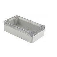 Hammond Manufacturing 1554JL2GYCL Enclosures General Enclosure - Grey/Clear Lid - 6.3 x 3.5 x 1.8in - Polycarbonate - N4X