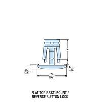 Heyco 10417 PCB Support HLCBSC11-12 NATURAL NYL PCB Support