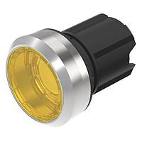 EAO 45-2234.31G0.000 Switch Actuators Illuminated pushbutton actuator yellow transparent lens level with front ring maintain front metal housing plastic