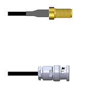 Amphenol Custom Cable Q-7100J0003096i RF Cable Assemblies SMA-SJ/BNC-SP G174 96I