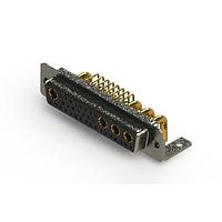 EDAC 630-36W4640-3NC Mixed Contact D-Sub Connectors Right-angle Power Combo D-Sub Connector
