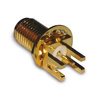 Amphenol RF 132384 PCB Connectors SMA BLK END LAUNCH JK .062 BRD