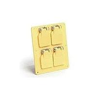 Molex 1301380036 Super-Safeway Multiple Outlet Coverplate COVERPLATE FLIPLID 2DUPLEX