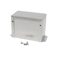 Hammond Manufacturing 1411FBFU Utility Utility Enclosure - 4.0 x 2.2 x 3.0" - Unfinished Aluminum w /Flanges