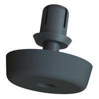 Essentra Components FSR-4 Push Fit Rivet Foot Foot,Rivet Mount,Nylon/Rubber