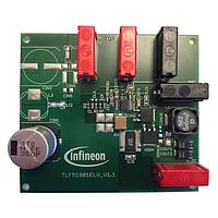 Infineon DEMOBOARDTLF51801ELTOBO1 Voltage Regulator - Switching Regulator This application board shall enable You to test the performance oft the TLF51801ELV 10 A synchronous Step-Down Controller, adjustable Vout The board is equipped with a TLF51801ELV, it is preset to 5V output and 5 Amps. The board offers the possibilit