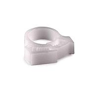 HellermannTyton SNP710M4 Conduit Clips Snapper Hose Clamp, 0.46 - 0.56" Bundle Diameter, POM, White, 1000/pkg