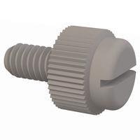 Essentra Components 090832031TEG Knurled Screw Slotted Thumb Screw, #8-32 Thread, 5/16 Lg