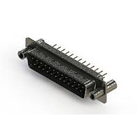 EDAC 627-M25-220-LT4 D-Sub Connectors - Standard Density Vertical Machined D-Sub Connectors