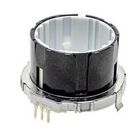 Same Sky (formerly CUI Devices) RING35-201530-TH Encoders 15PPR 30DET, 5Vdc, A/B, 2-bit, 15.5mm ring, vert